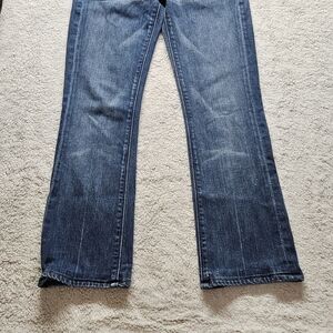 7 For All Mankind Dark Blue Boot Cut Jeans